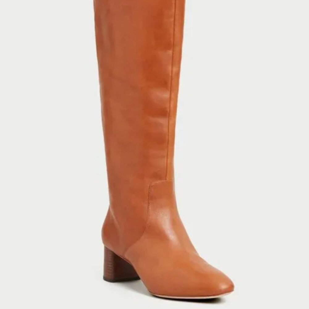New Loeffler Randall Gia Cognac Tall Boot Size 9.5 - Picture 4 of 8
